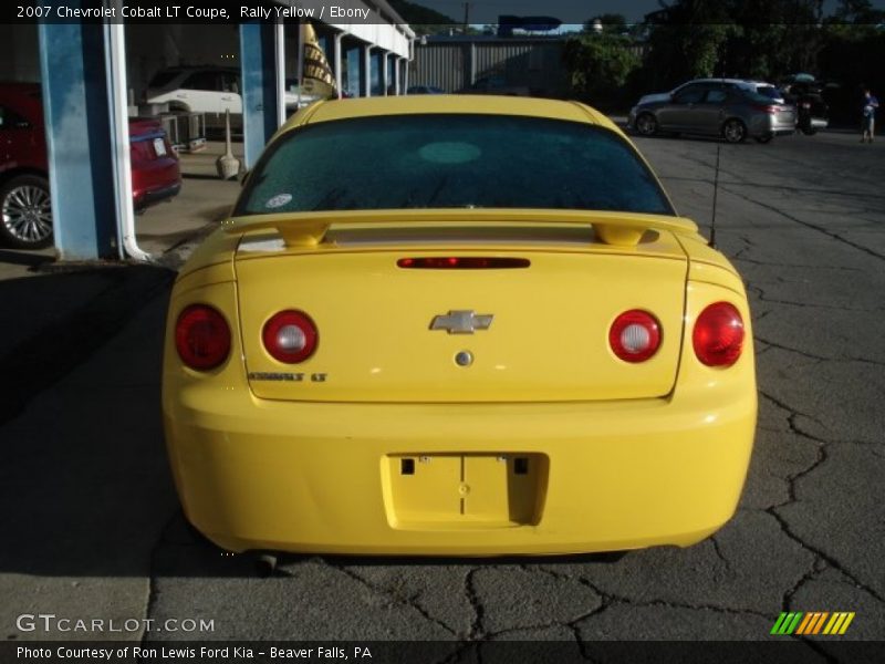 Rally Yellow / Ebony 2007 Chevrolet Cobalt LT Coupe