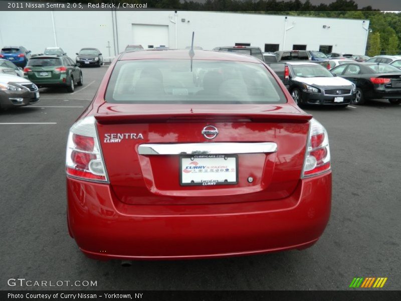 Red Brick / Charcoal 2011 Nissan Sentra 2.0 S