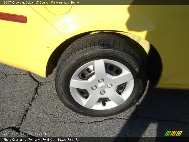Rally Yellow / Ebony 2007 Chevrolet Cobalt LT Coupe
