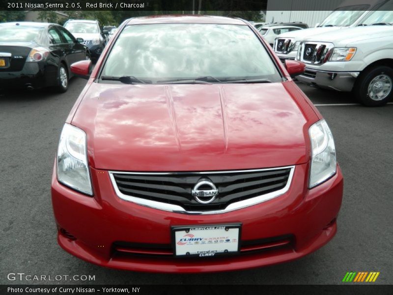 Red Brick / Charcoal 2011 Nissan Sentra 2.0 S
