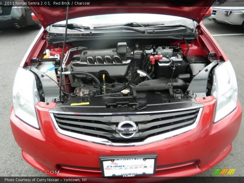 Red Brick / Charcoal 2011 Nissan Sentra 2.0 S