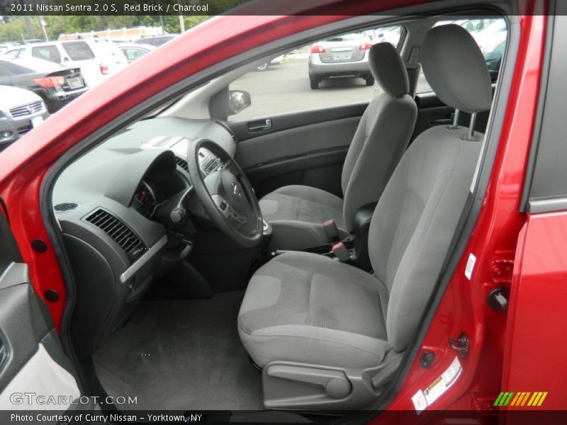 Red Brick / Charcoal 2011 Nissan Sentra 2.0 S