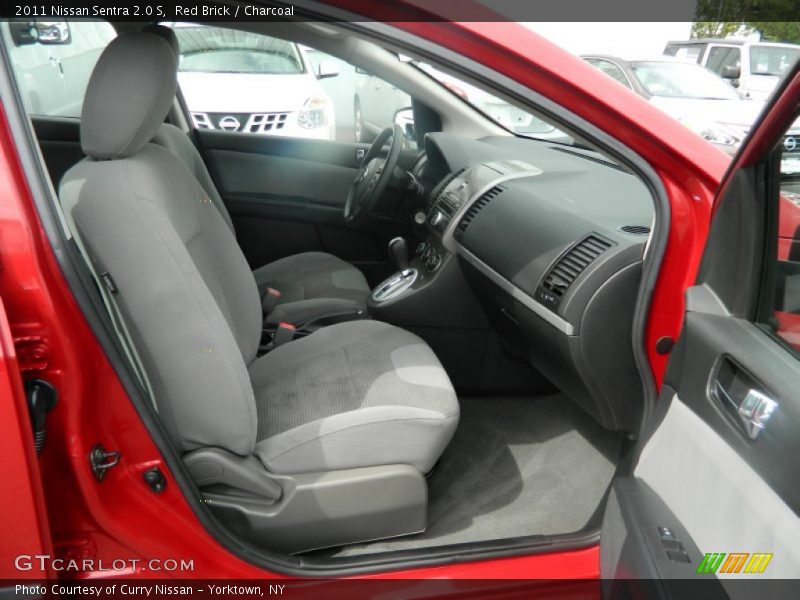 Red Brick / Charcoal 2011 Nissan Sentra 2.0 S