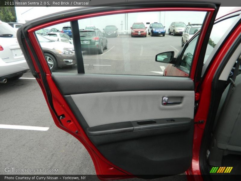 Red Brick / Charcoal 2011 Nissan Sentra 2.0 S
