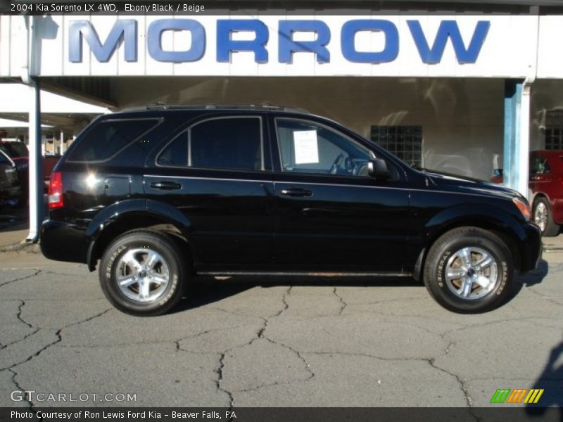 Ebony Black / Beige 2004 Kia Sorento LX 4WD