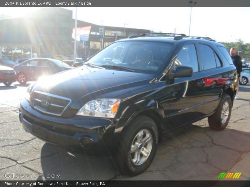 Ebony Black / Beige 2004 Kia Sorento LX 4WD