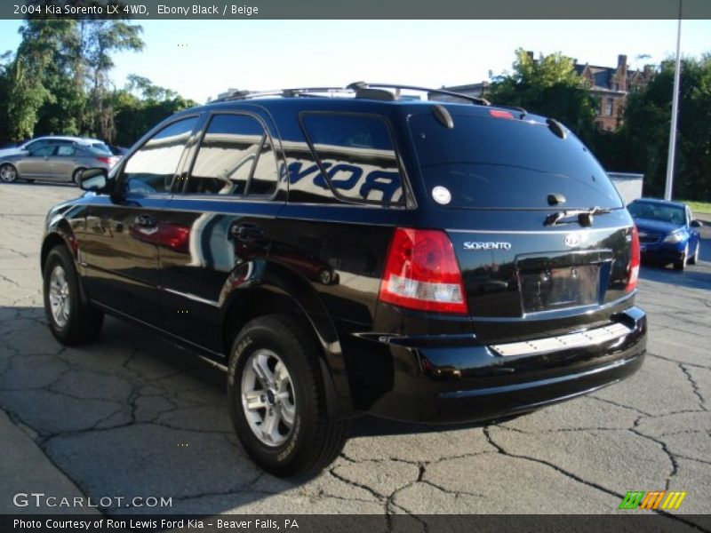 Ebony Black / Beige 2004 Kia Sorento LX 4WD