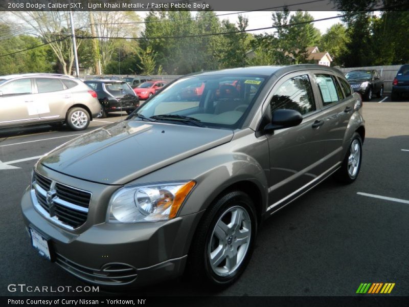Light Khaki Metallic / Pastel Pebble Beige 2008 Dodge Caliber SXT