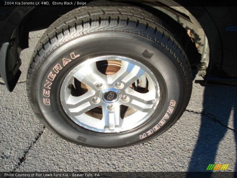 Ebony Black / Beige 2004 Kia Sorento LX 4WD