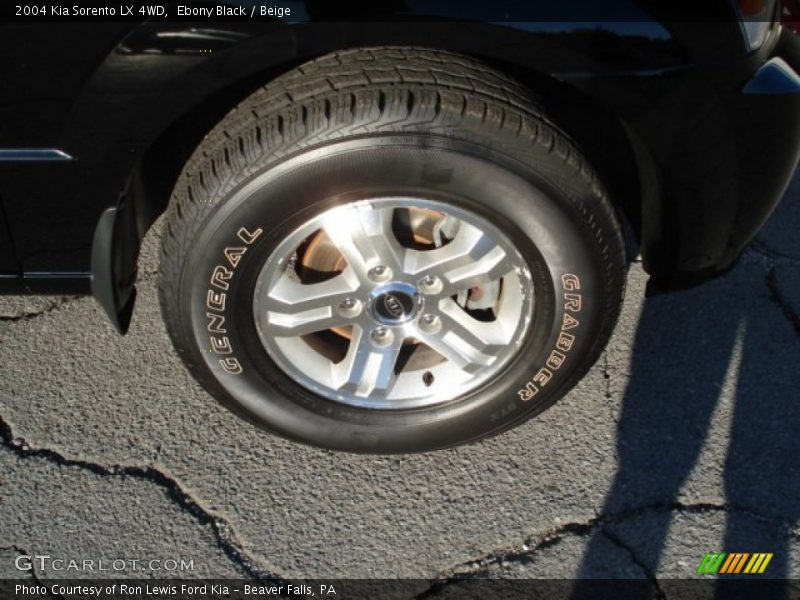 Ebony Black / Beige 2004 Kia Sorento LX 4WD
