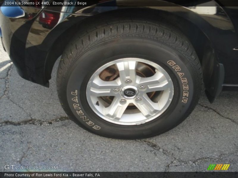 Ebony Black / Beige 2004 Kia Sorento LX 4WD