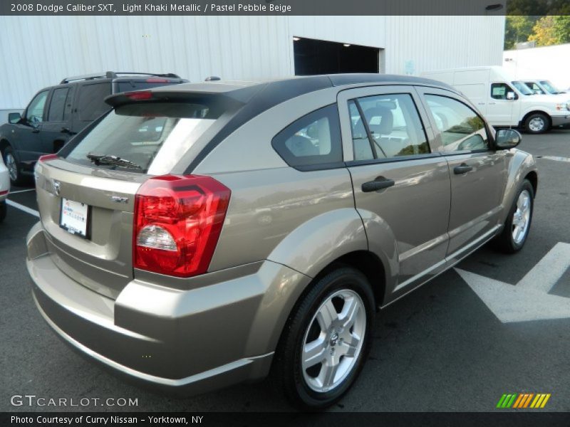 Light Khaki Metallic / Pastel Pebble Beige 2008 Dodge Caliber SXT