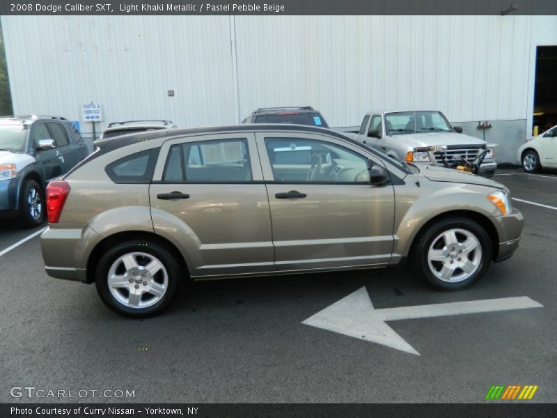 Light Khaki Metallic / Pastel Pebble Beige 2008 Dodge Caliber SXT