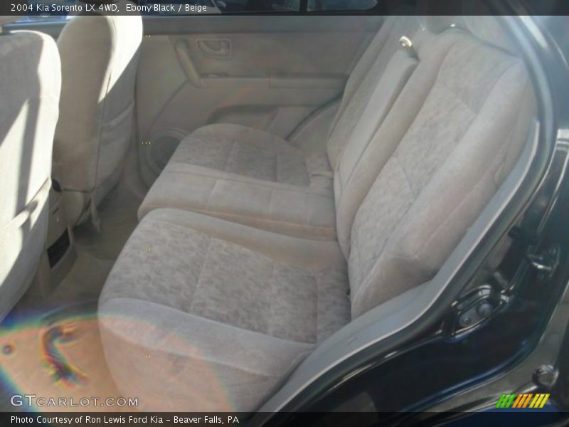 Ebony Black / Beige 2004 Kia Sorento LX 4WD