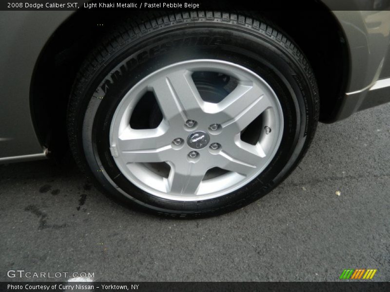 Light Khaki Metallic / Pastel Pebble Beige 2008 Dodge Caliber SXT