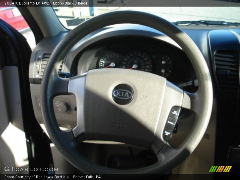 Ebony Black / Beige 2004 Kia Sorento LX 4WD