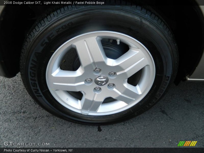 Light Khaki Metallic / Pastel Pebble Beige 2008 Dodge Caliber SXT
