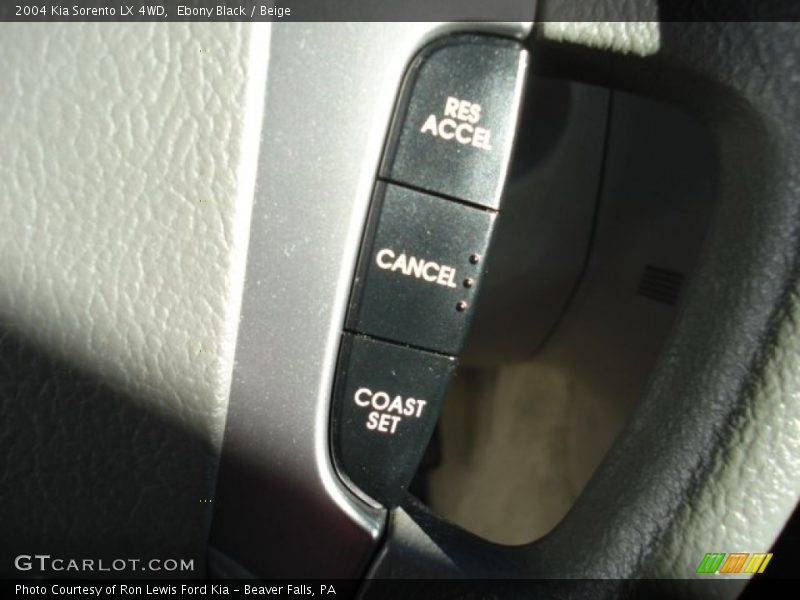 Ebony Black / Beige 2004 Kia Sorento LX 4WD