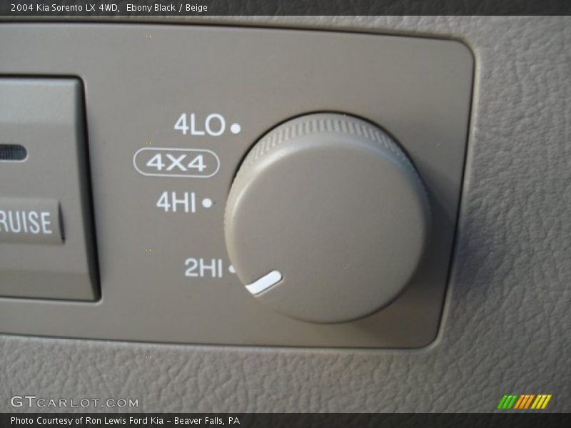 Ebony Black / Beige 2004 Kia Sorento LX 4WD