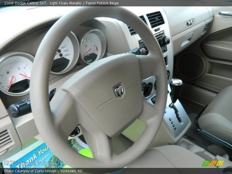 Light Khaki Metallic / Pastel Pebble Beige 2008 Dodge Caliber SXT