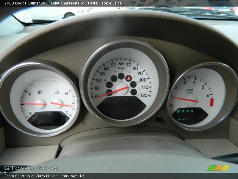 Light Khaki Metallic / Pastel Pebble Beige 2008 Dodge Caliber SXT