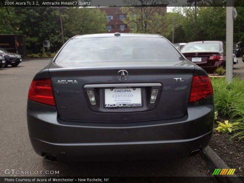 Anthracite Metallic / Quartz 2006 Acura TL 3.2