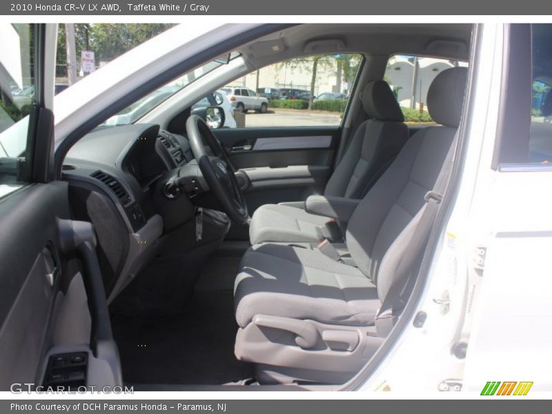 Taffeta White / Gray 2010 Honda CR-V LX AWD