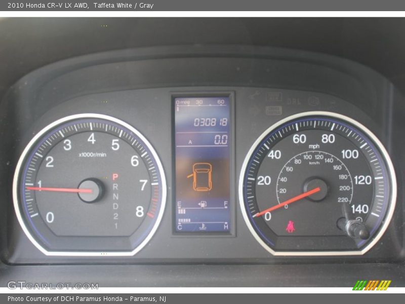 Taffeta White / Gray 2010 Honda CR-V LX AWD