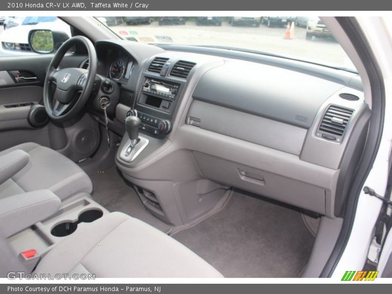 Taffeta White / Gray 2010 Honda CR-V LX AWD