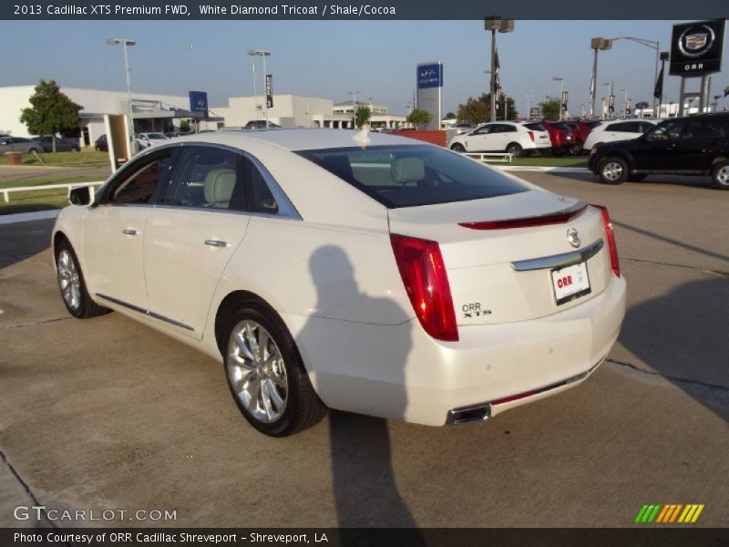 White Diamond Tricoat / Shale/Cocoa 2013 Cadillac XTS Premium FWD