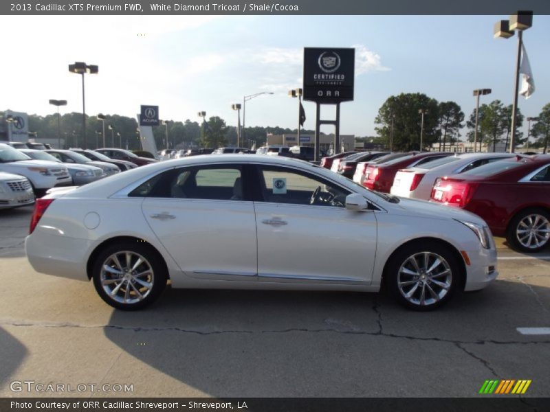 White Diamond Tricoat / Shale/Cocoa 2013 Cadillac XTS Premium FWD
