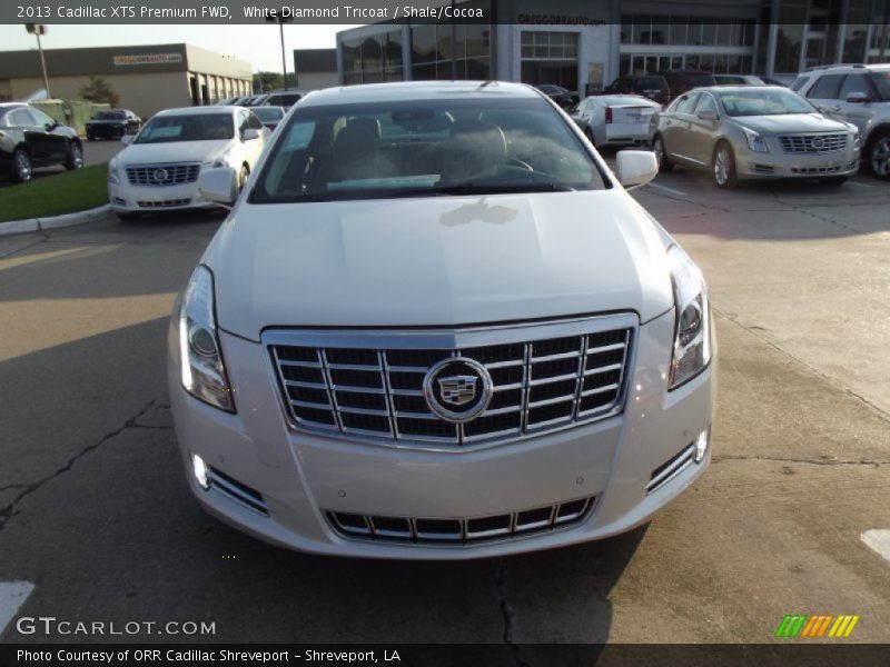 White Diamond Tricoat / Shale/Cocoa 2013 Cadillac XTS Premium FWD