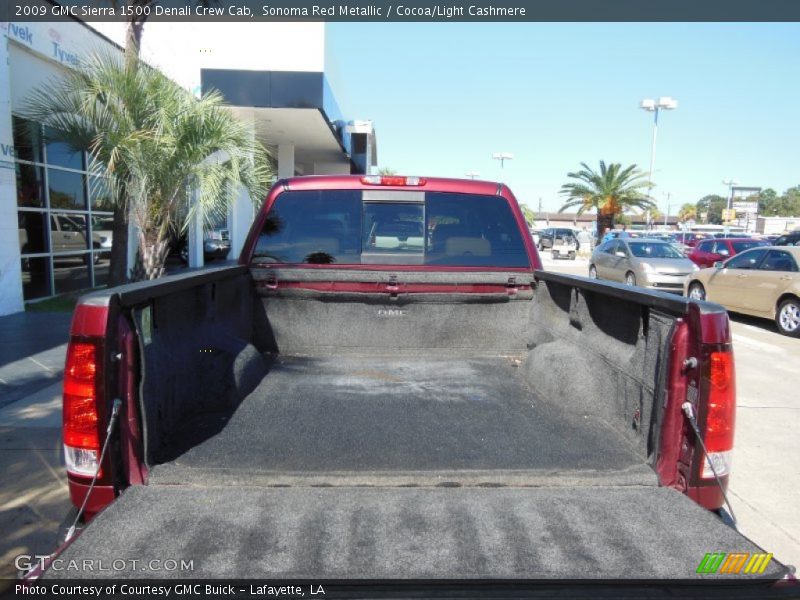 Sonoma Red Metallic / Cocoa/Light Cashmere 2009 GMC Sierra 1500 Denali Crew Cab