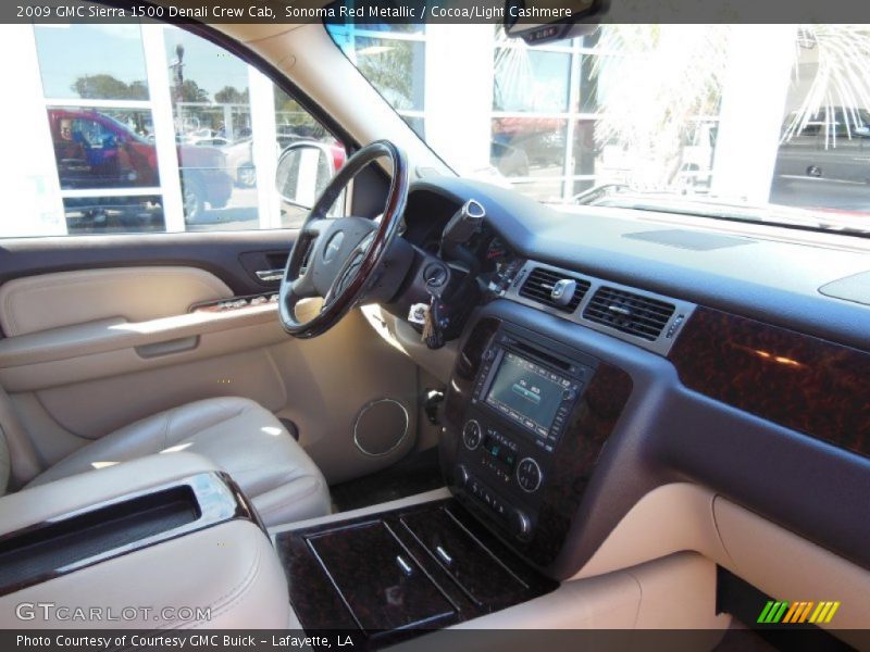 Sonoma Red Metallic / Cocoa/Light Cashmere 2009 GMC Sierra 1500 Denali Crew Cab