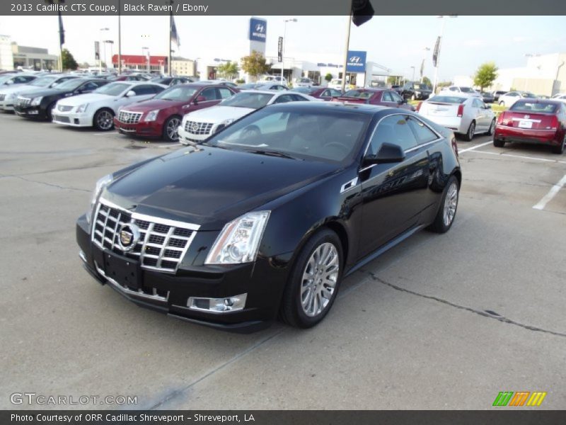 Black Raven / Ebony 2013 Cadillac CTS Coupe