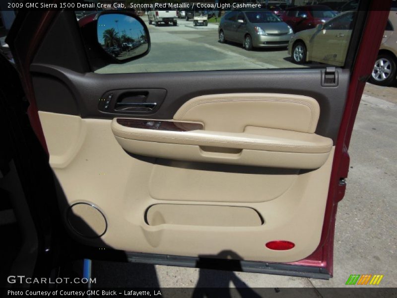 Sonoma Red Metallic / Cocoa/Light Cashmere 2009 GMC Sierra 1500 Denali Crew Cab