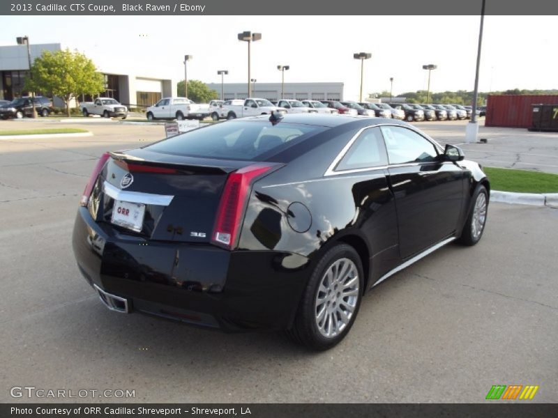 Black Raven / Ebony 2013 Cadillac CTS Coupe