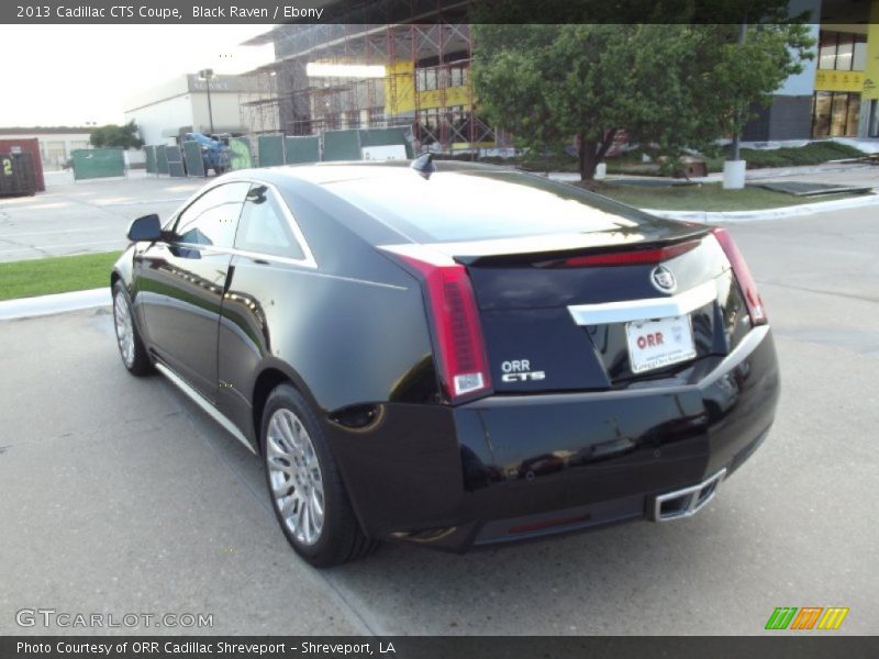 Black Raven / Ebony 2013 Cadillac CTS Coupe