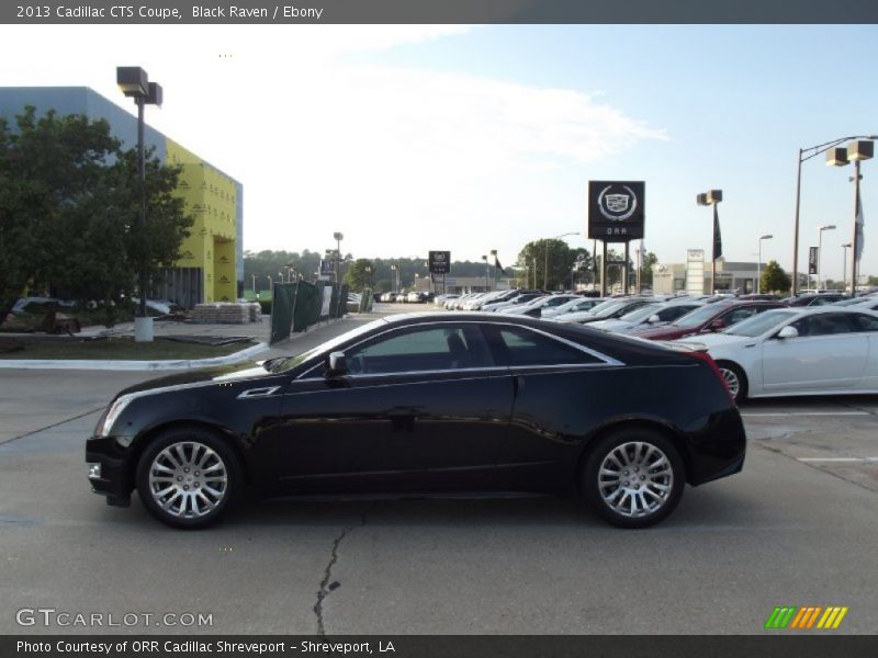 Black Raven / Ebony 2013 Cadillac CTS Coupe