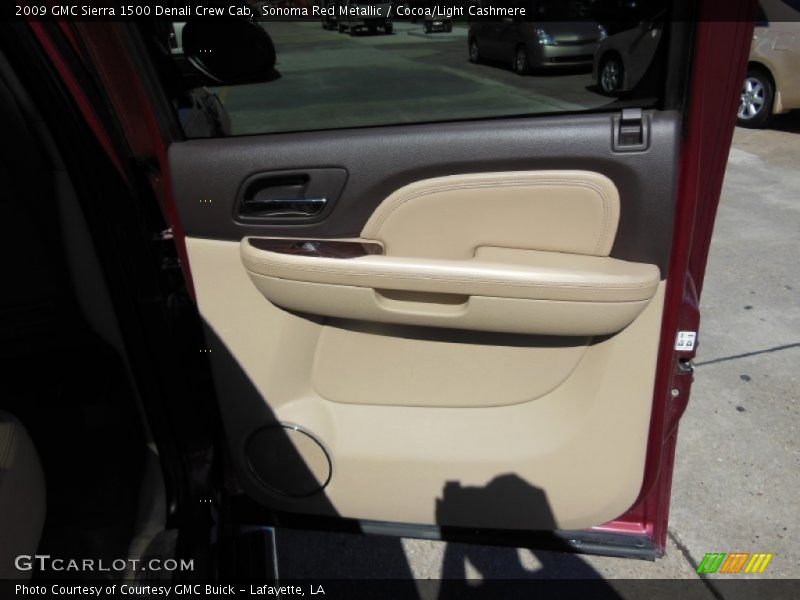 Sonoma Red Metallic / Cocoa/Light Cashmere 2009 GMC Sierra 1500 Denali Crew Cab
