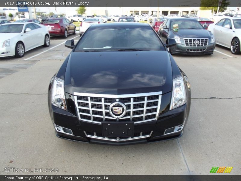 Black Raven / Ebony 2013 Cadillac CTS Coupe