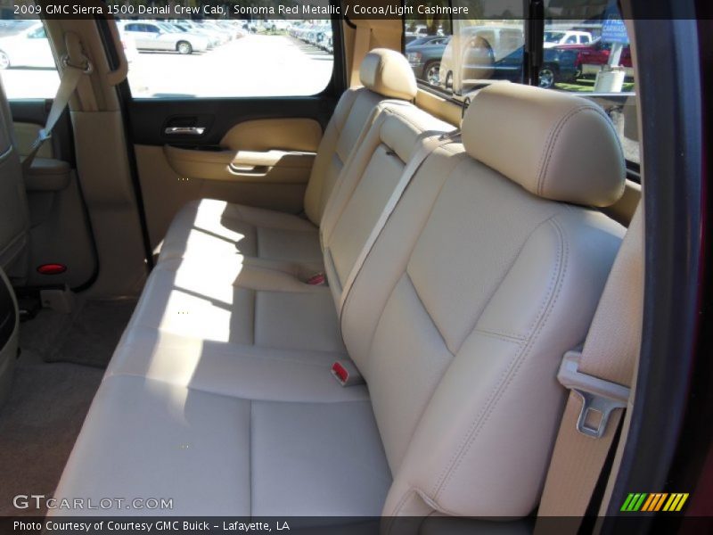 Sonoma Red Metallic / Cocoa/Light Cashmere 2009 GMC Sierra 1500 Denali Crew Cab