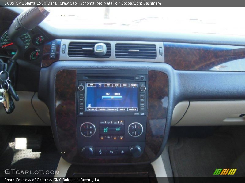 Sonoma Red Metallic / Cocoa/Light Cashmere 2009 GMC Sierra 1500 Denali Crew Cab