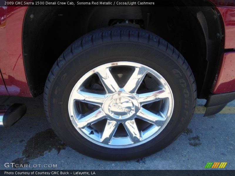 Sonoma Red Metallic / Cocoa/Light Cashmere 2009 GMC Sierra 1500 Denali Crew Cab