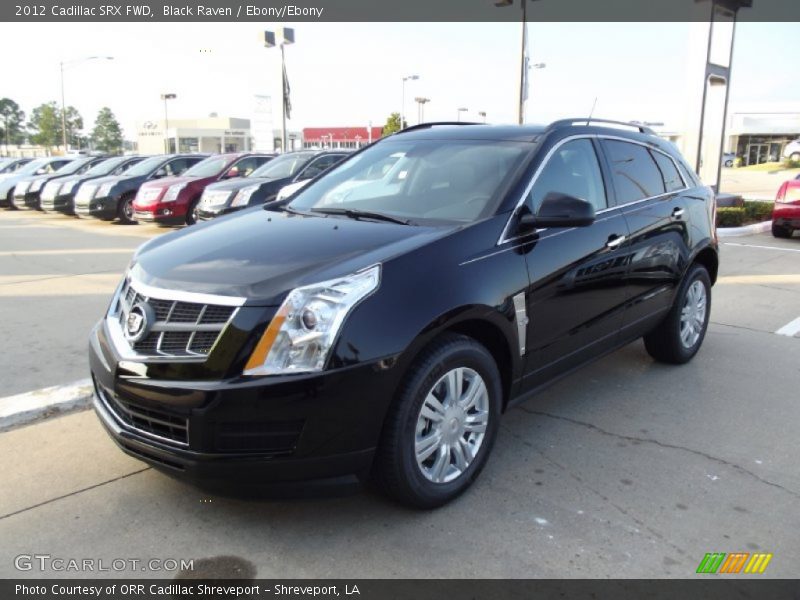 Black Raven / Ebony/Ebony 2012 Cadillac SRX FWD
