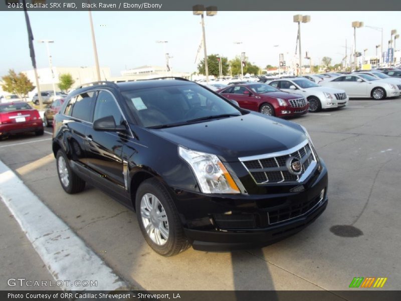 Black Raven / Ebony/Ebony 2012 Cadillac SRX FWD