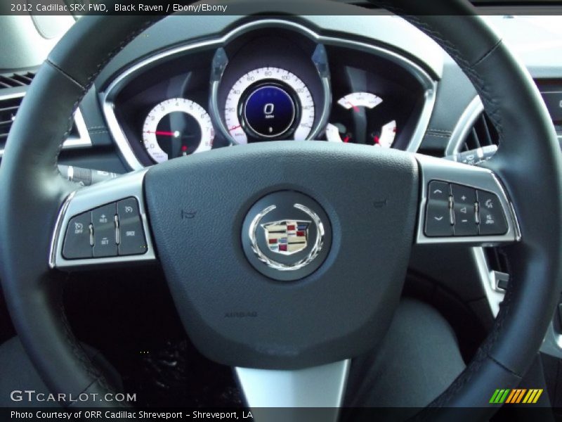 Black Raven / Ebony/Ebony 2012 Cadillac SRX FWD