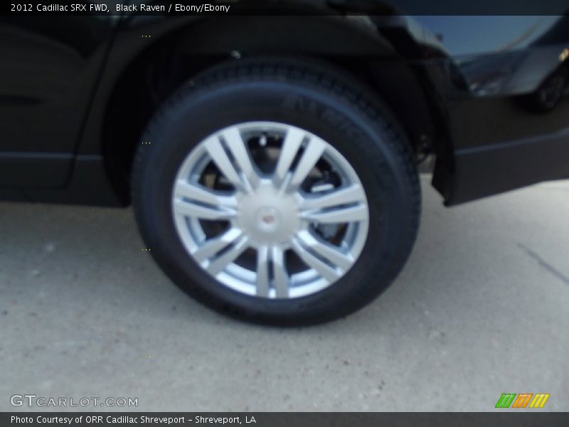Black Raven / Ebony/Ebony 2012 Cadillac SRX FWD