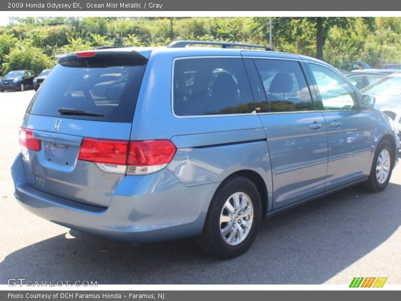 Ocean Mist Metallic / Gray 2009 Honda Odyssey EX