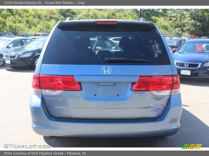 Ocean Mist Metallic / Gray 2009 Honda Odyssey EX